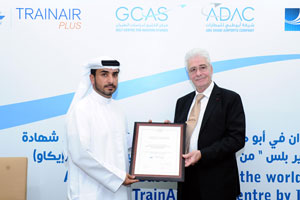 2011-03-23 The world first certified ‘TrainAir Plus’ Centre by ICAO is GCAS in Abu Dhabi